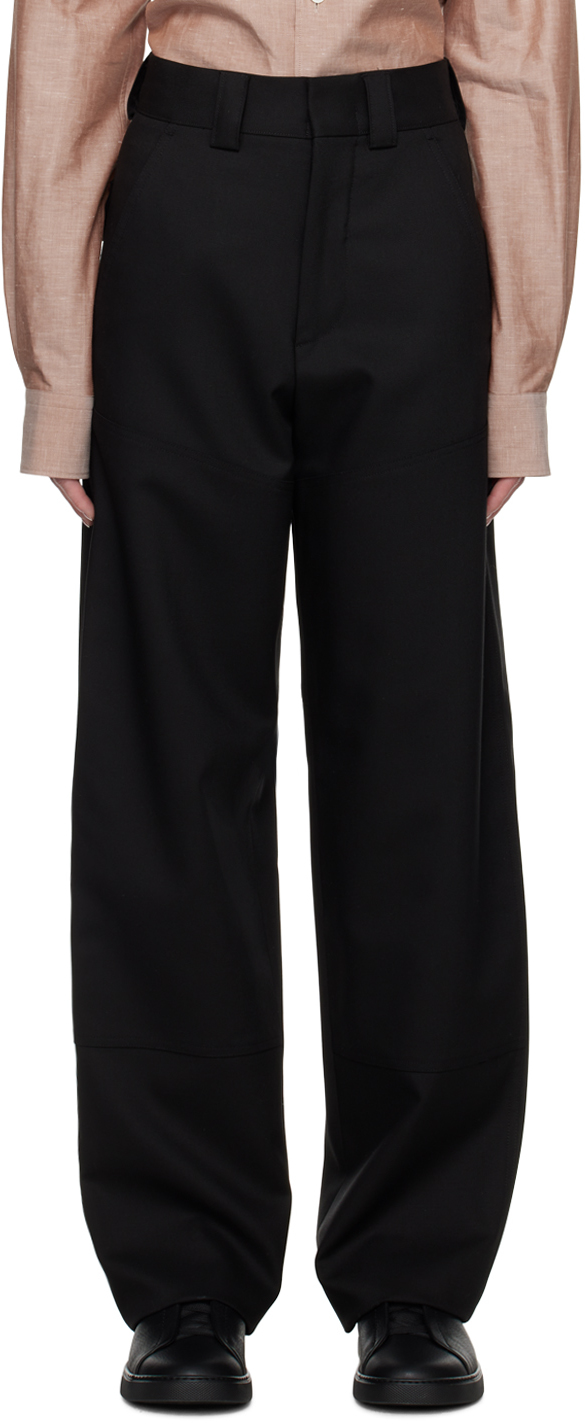 Zegna Black Workwear Trousers