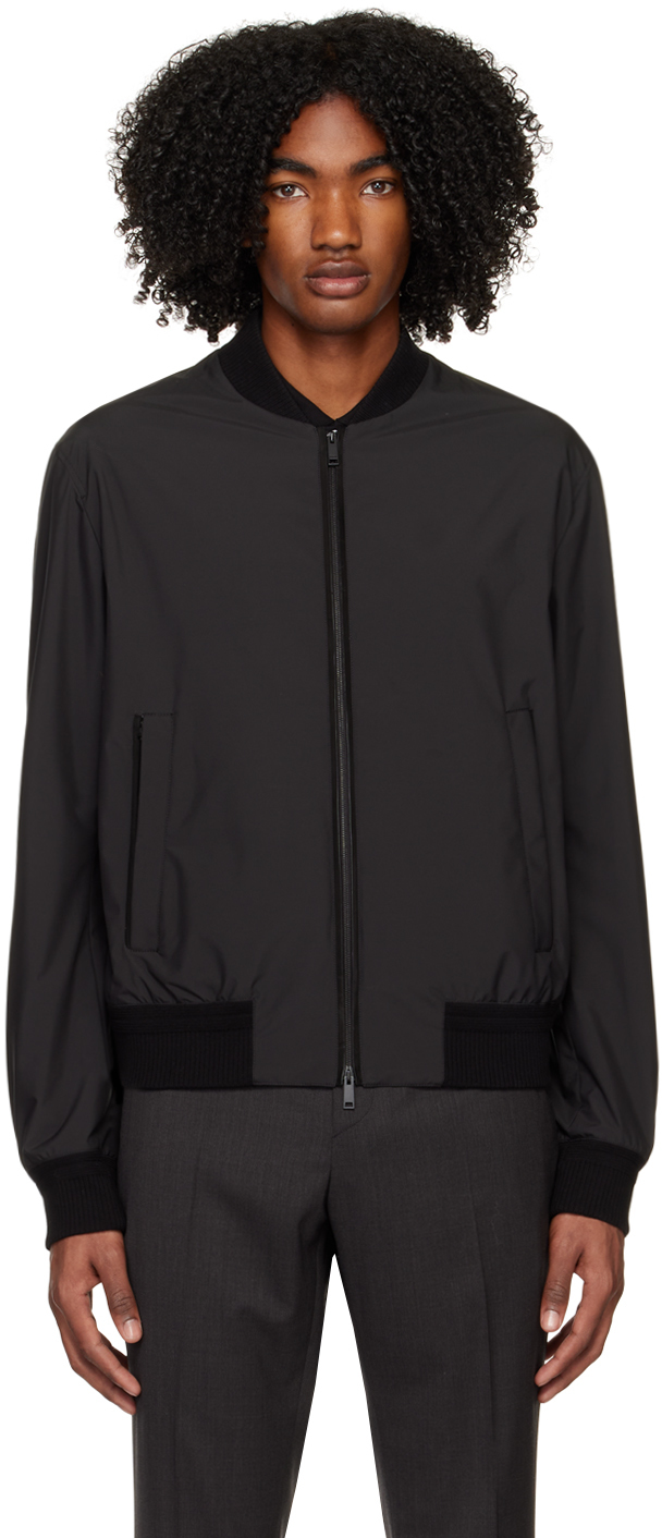 Zegna Stratos Casual Jacket In Black