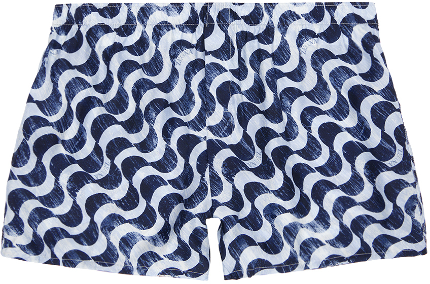 Blue Waves Boxers