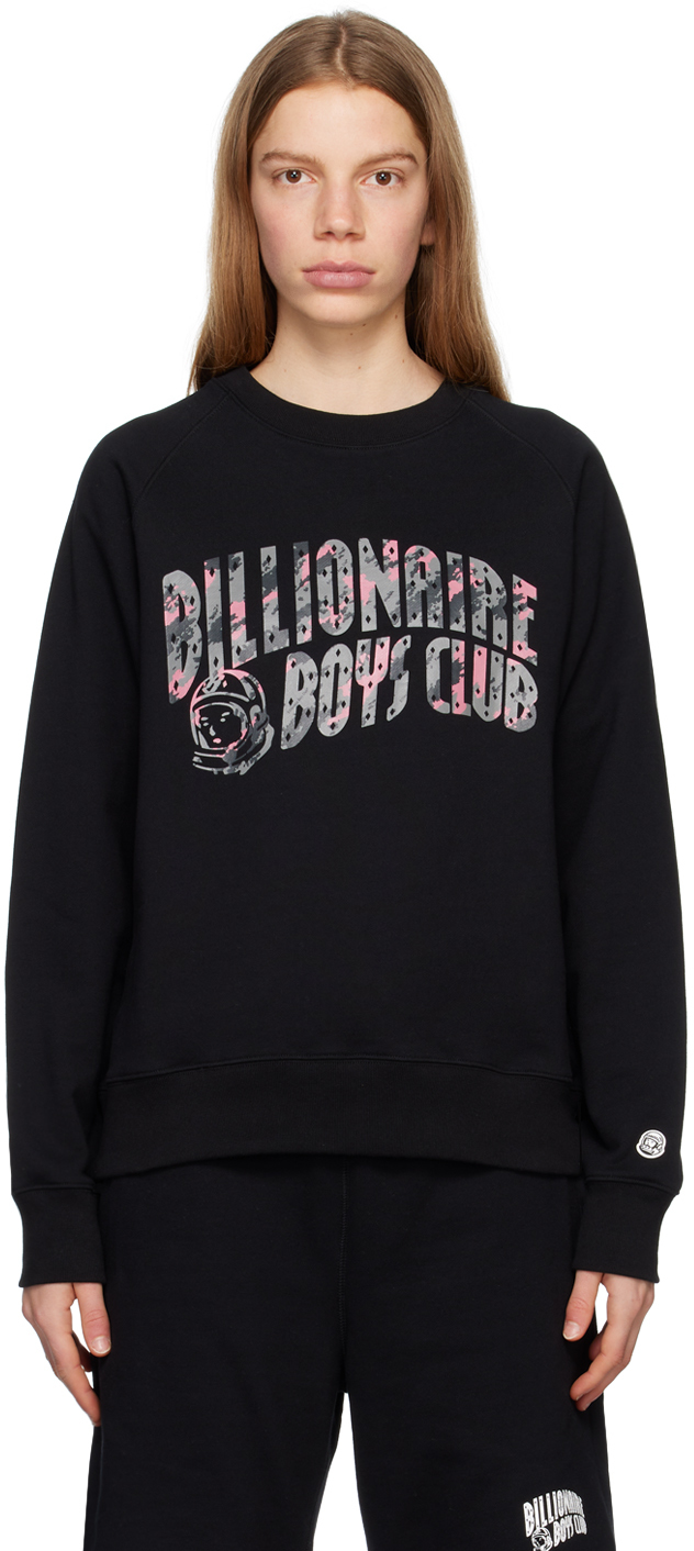 Billionaire Boys Club Black Camo Arch Logo Sweatshirt