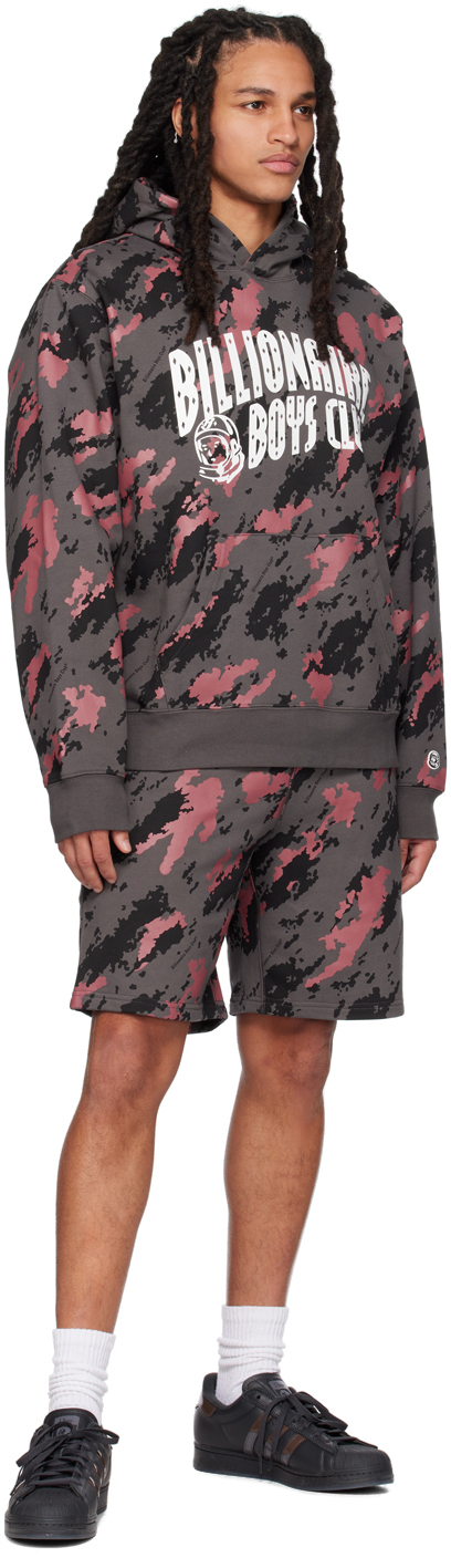 Billionaire Boys Club Camouflage-print Bermuda Shorts In Grey