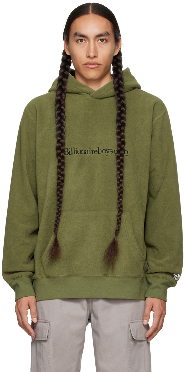 Billionaire Boys Club Green Embroidered Hoodie