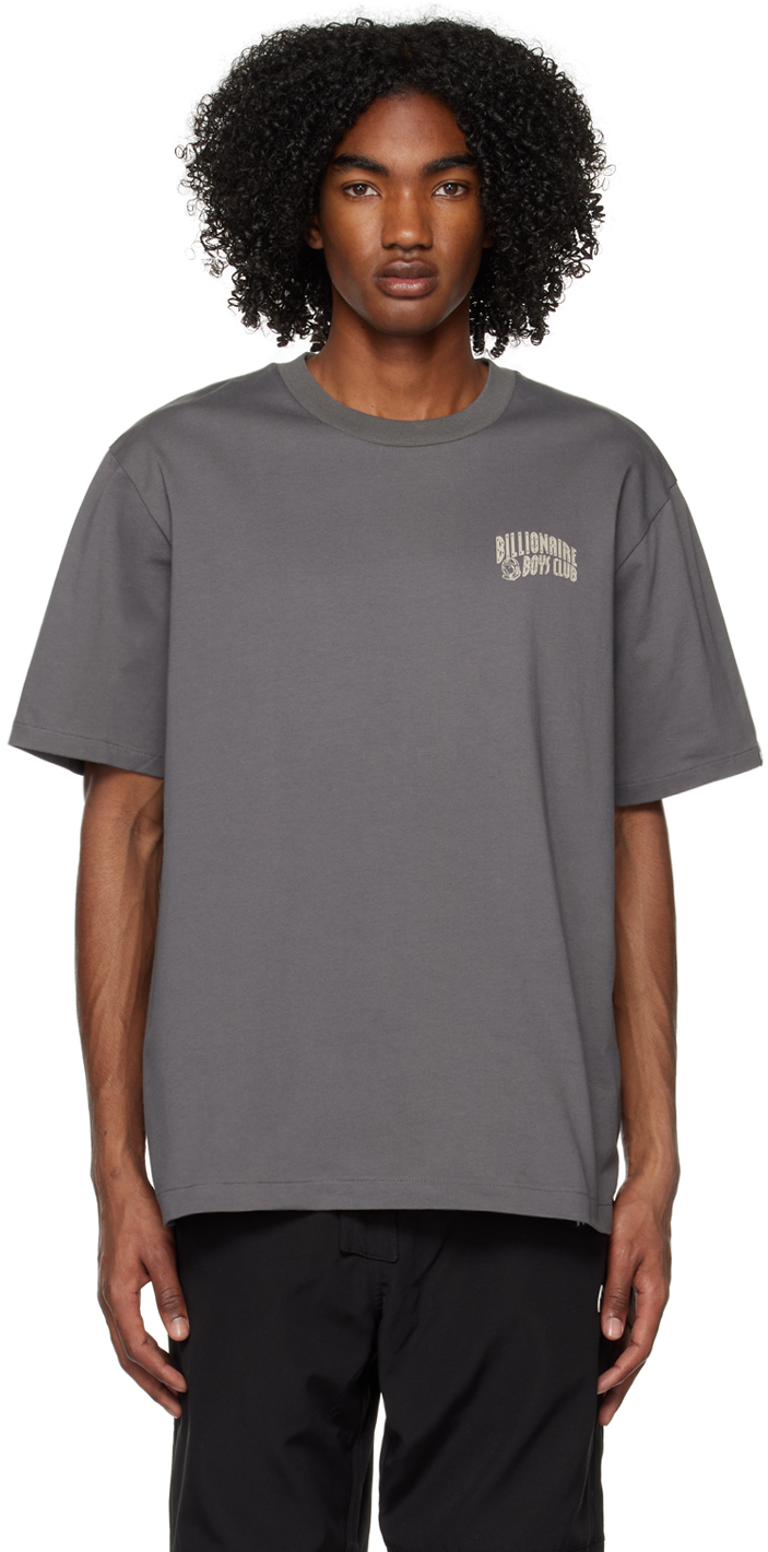 Billionaire Boys Club Arch Logo Cotton-jersey T-shirt In Space Gray