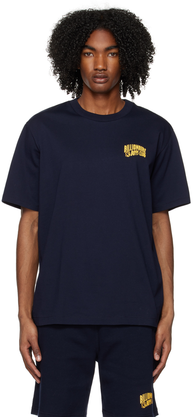 Billionaire Boys Club: Navy Small Arch T-Shirt | SSENSE