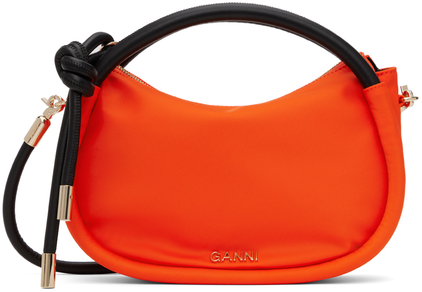 mini knot bag ganni