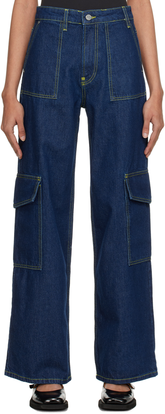 GANNI Blue Angi Jeans