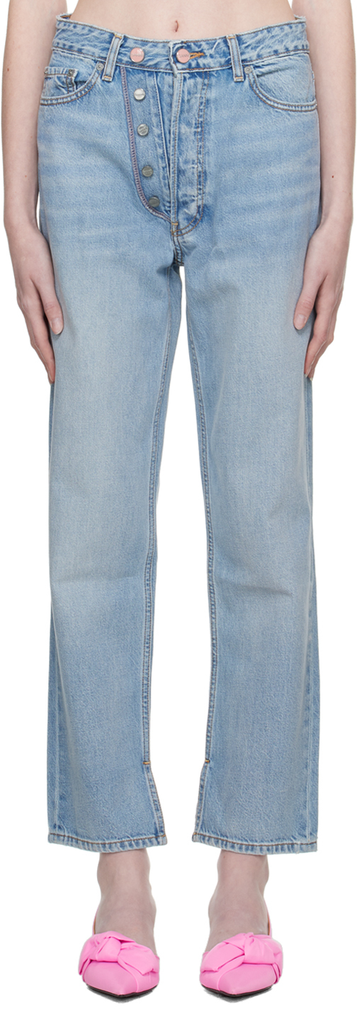 デニム・ジーパン GANNI Woman Jeans Black J1595 006 GANNI_J1383-