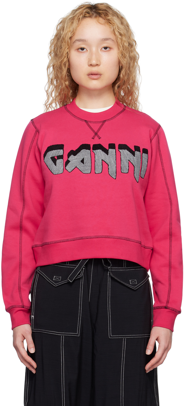 Ganni Isoli Rock Sweatshirt In Multicolour