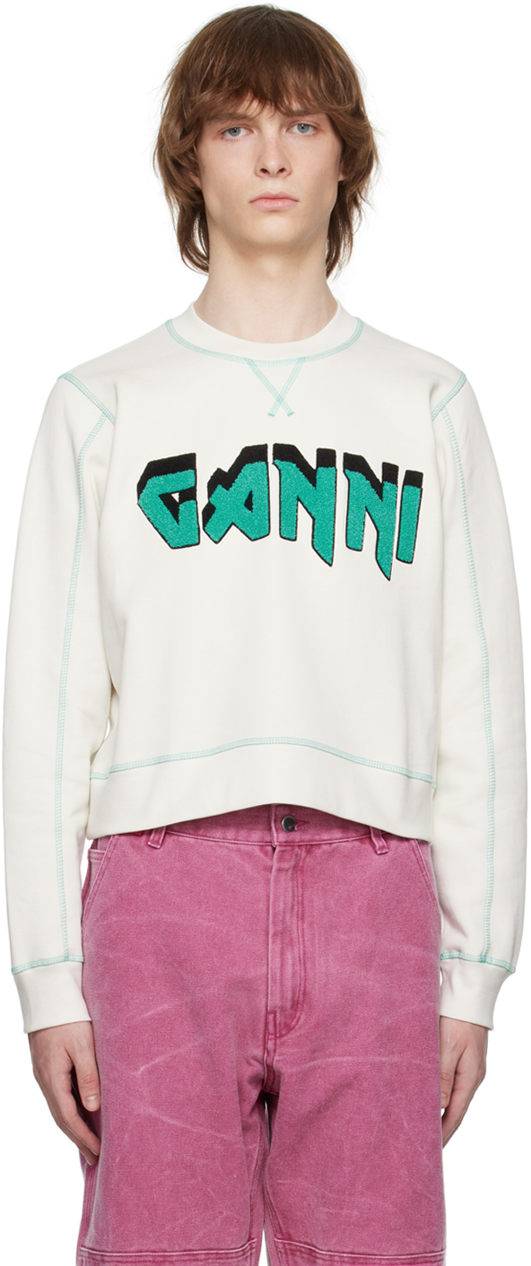 Off-White Isoli Rock Sweatshirt by GANNI on Sale