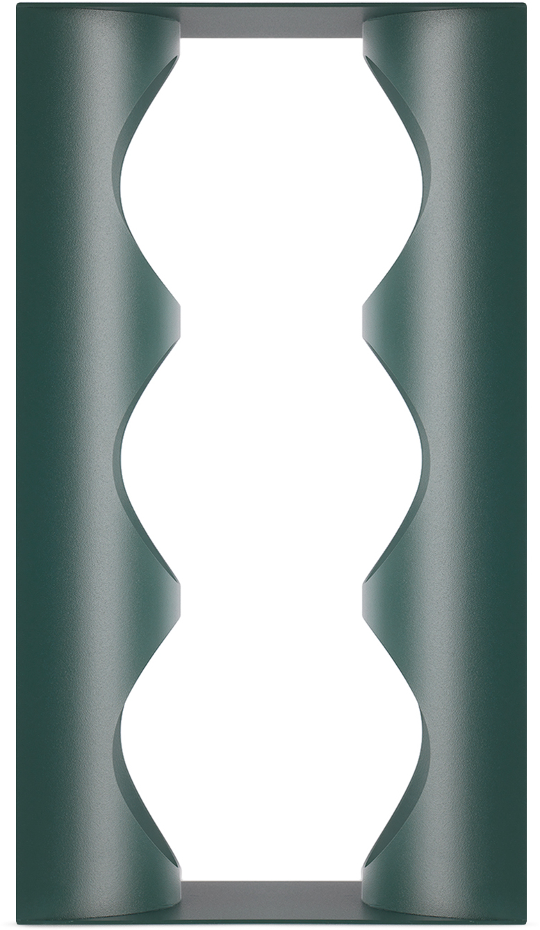 Shop Georg Jensen Green Alfredo Wine Rack In Artichoke