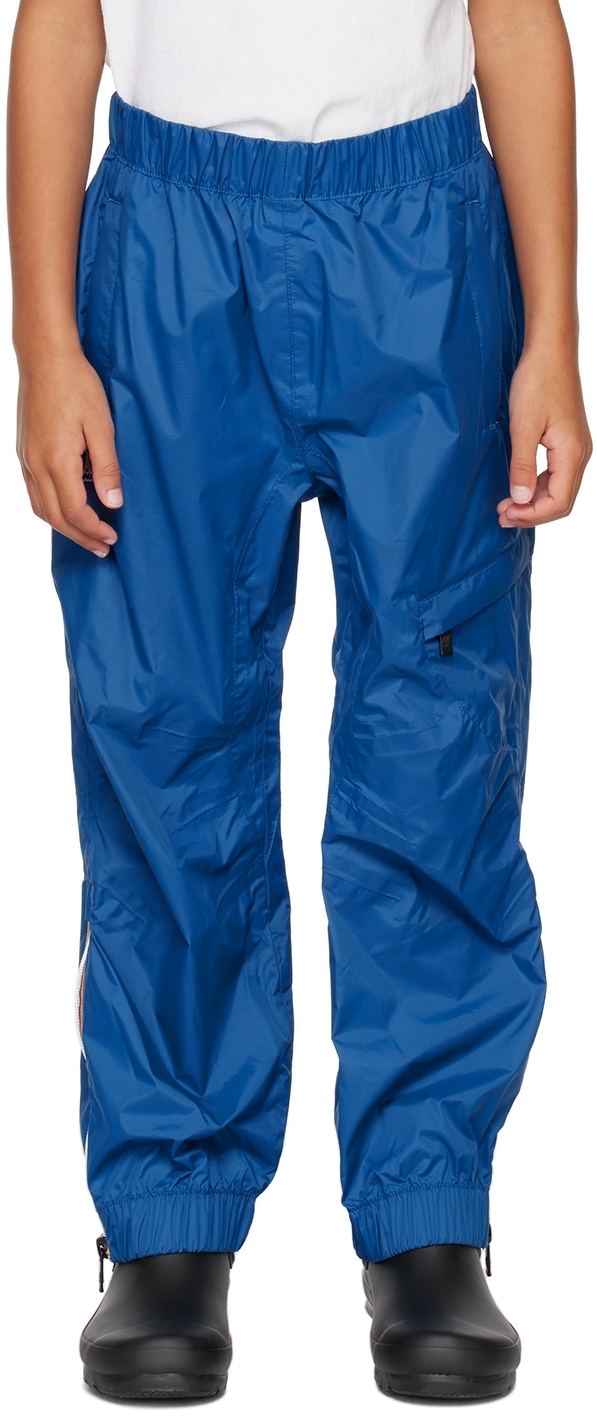 K-way Kids Blue Edgard Pants In 063 Royal Blue Marin