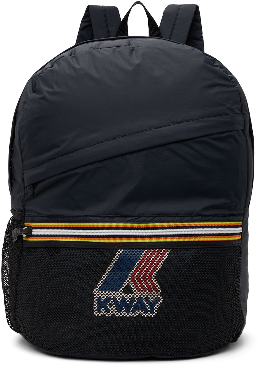 K-way Kids Blue Packable Backpack In K89 Blue Depth