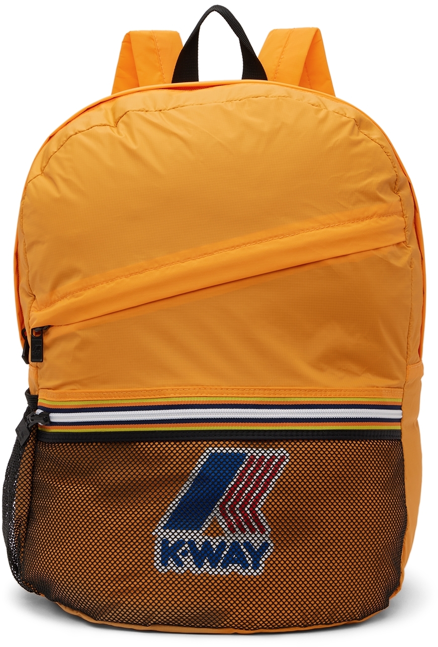 K-way Kids Orange Packable Backpack In 026 Orange