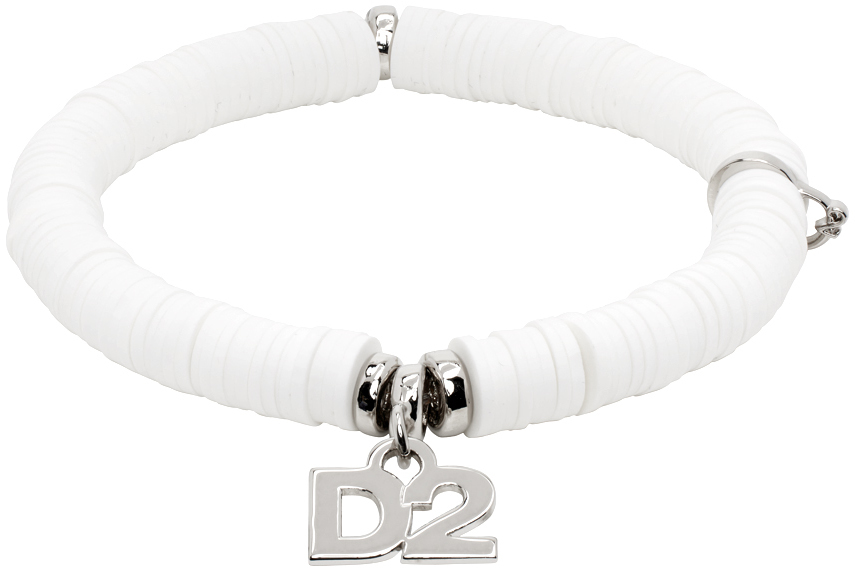 Dsquared2 White Charm Bracelet