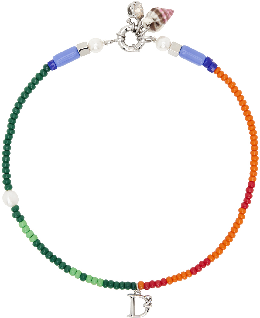 Multicolor D2 Charm Necklace