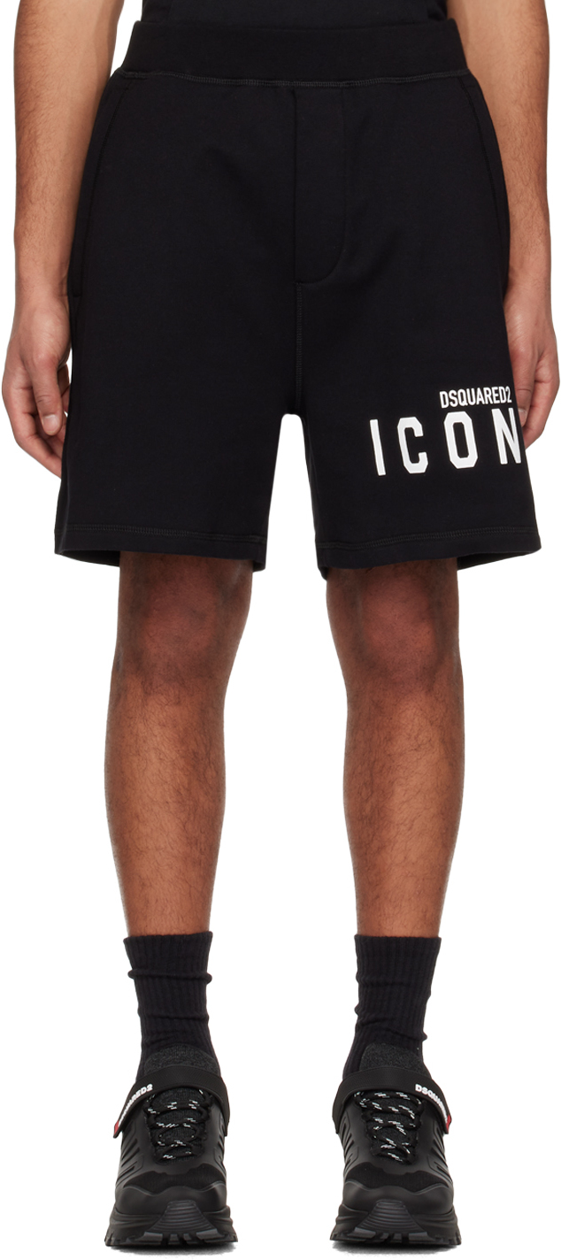Dsquared² Black Checkered Collared Button Short Sleeves Top main image 0