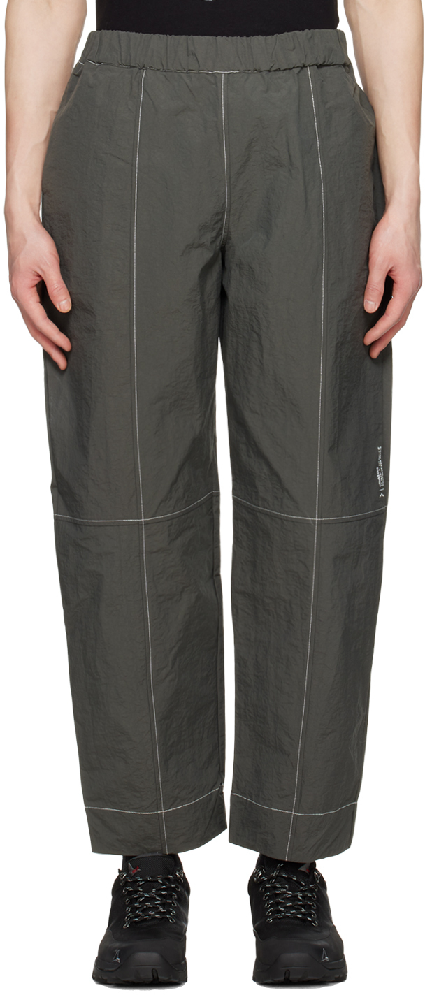 Afield Out: Gray Stitch Trousers | SSENSE