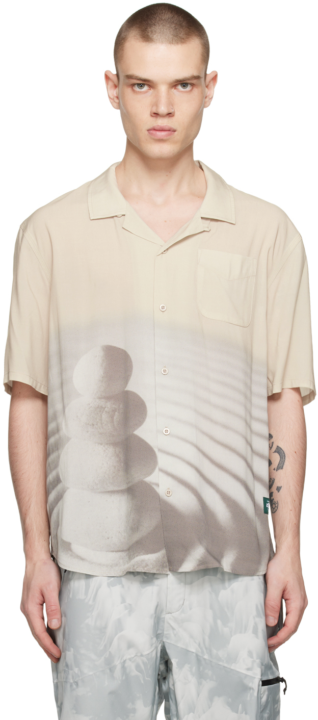Afield Out Beige Mount Sunny Edition Printed Shirt