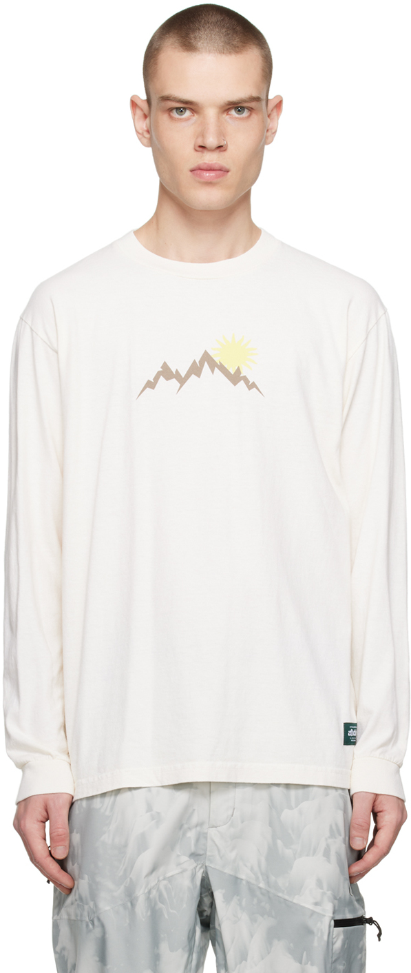 Afield Out Off-white Mount Sunny Edition Long Sleeve T-shirt In Bone