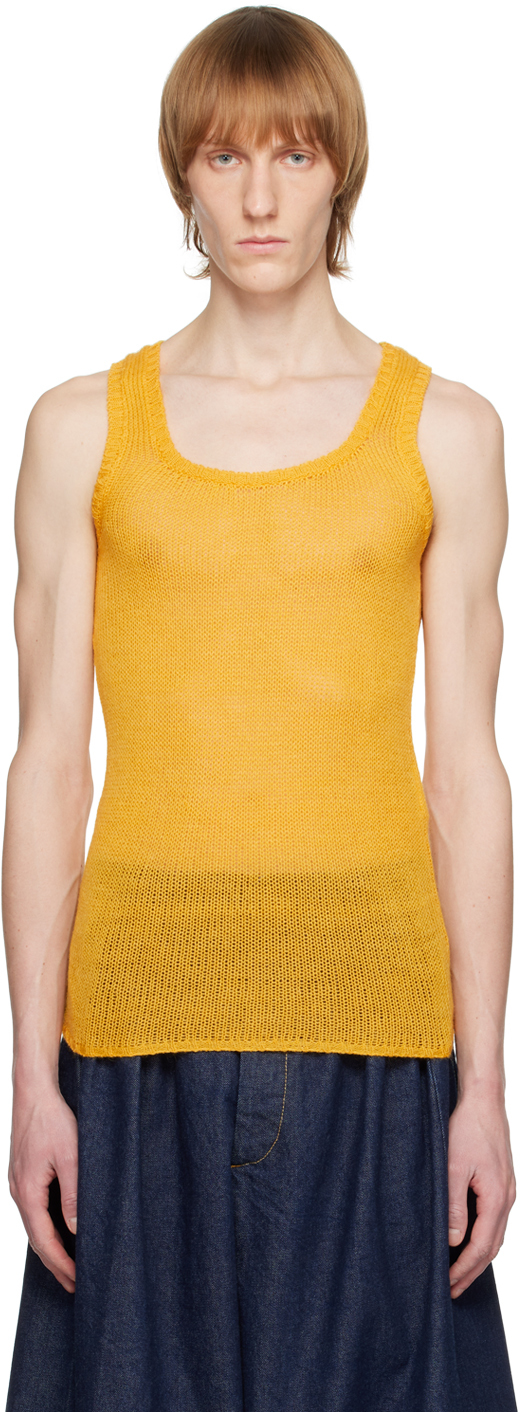 Situationist SSENSE Canada Exclusive Yellow Tank Top SSENSE