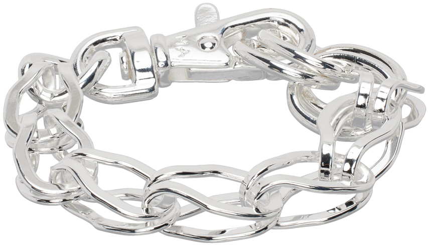 Martine Ali Ssense Exclusive Silver Fox Chain Bracelet