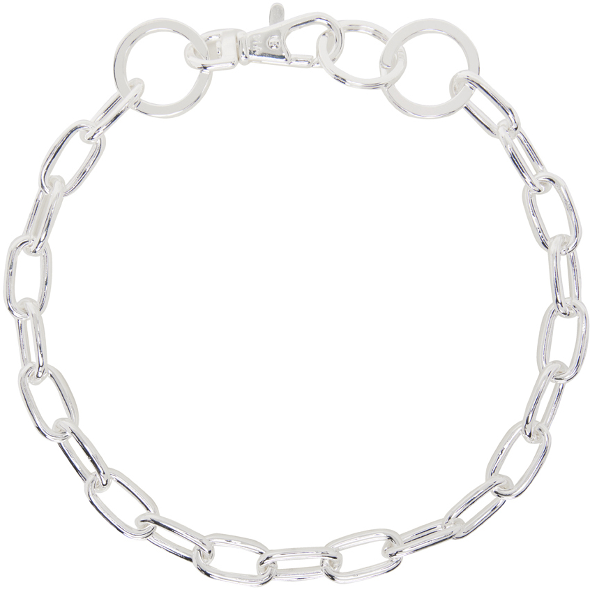 Martine Ali: SSENSE Exclusive Silver Gunnar 2.0 Necklace | SSENSE