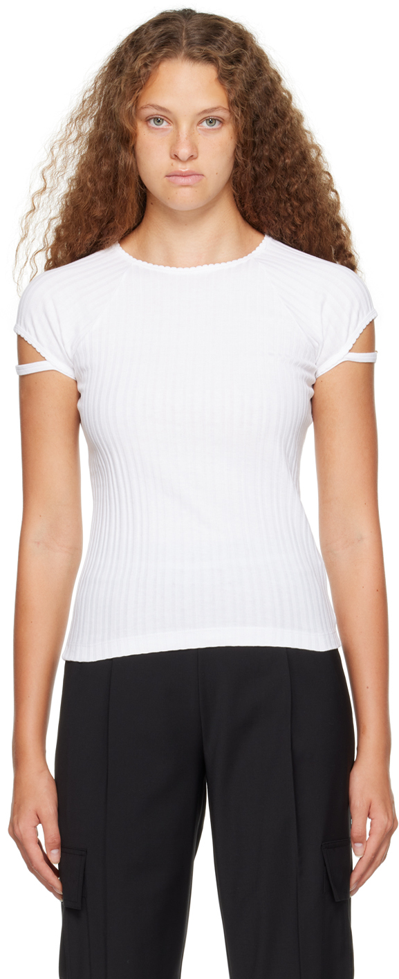 Helmut Lang White Core T-shirt In 100 White