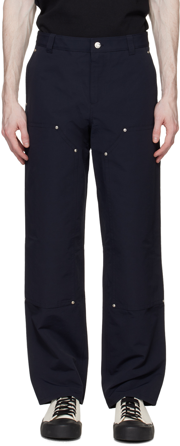 Helmut Lang Navy Carpenter Trousers