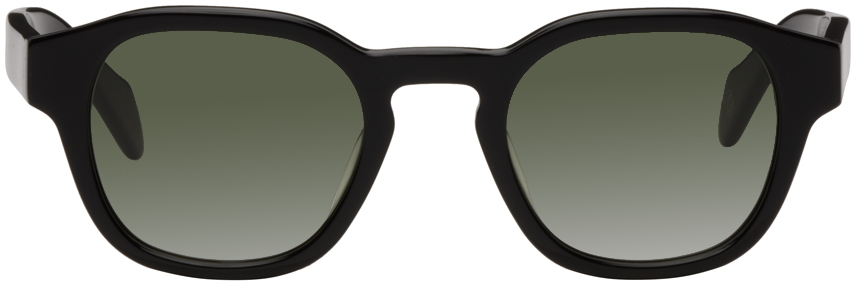 Ymc You Must Create Black Allday Sunglasses In 02-blk G Grn
