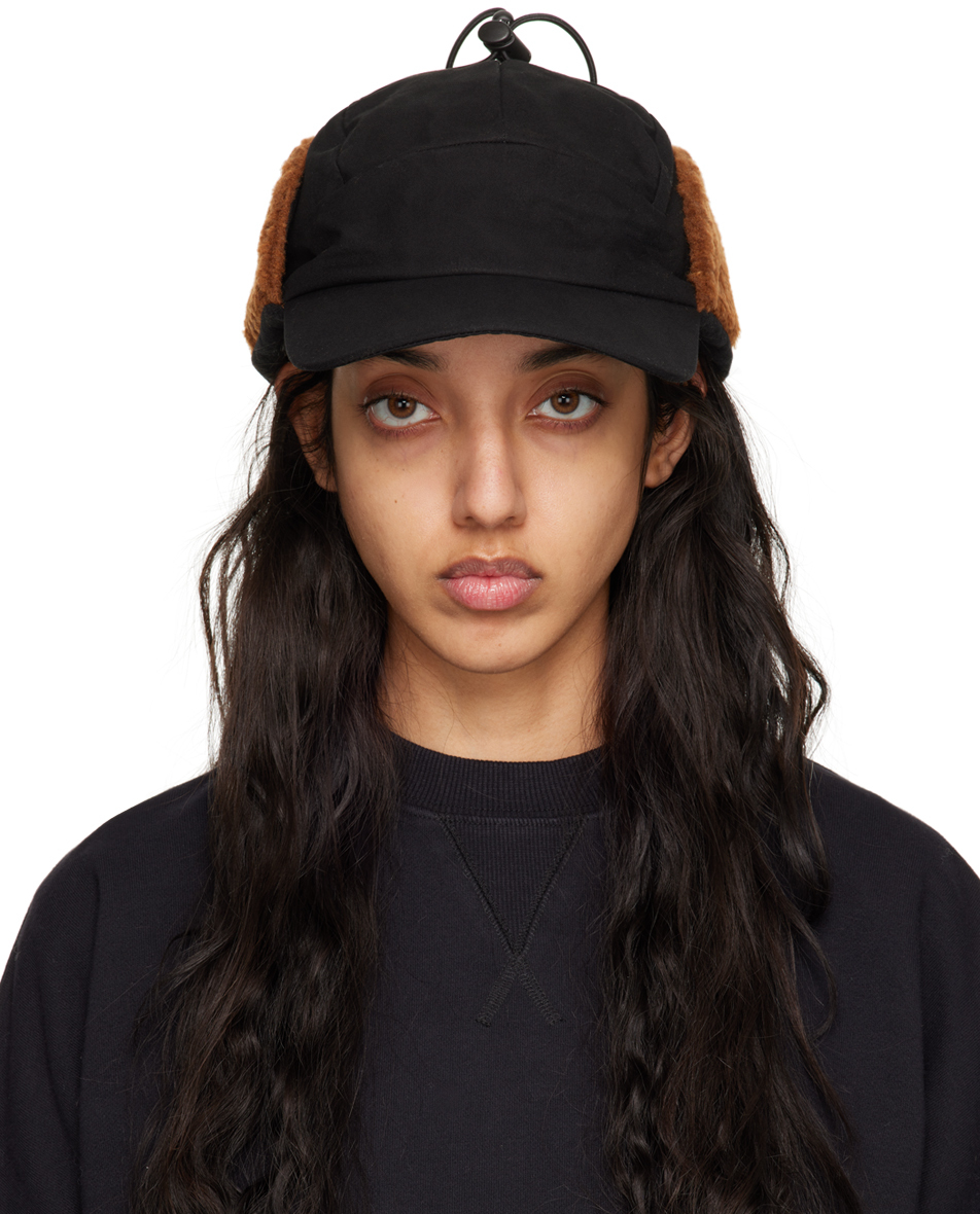 Ymc You Must Create Black Paneled Cap In 01-black