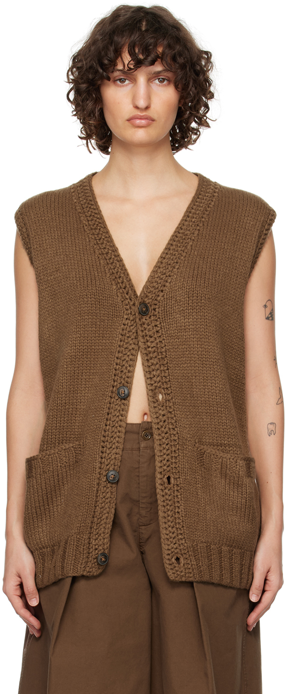 Ymc You Must Create Brown Appalachian Vest In 20-brown