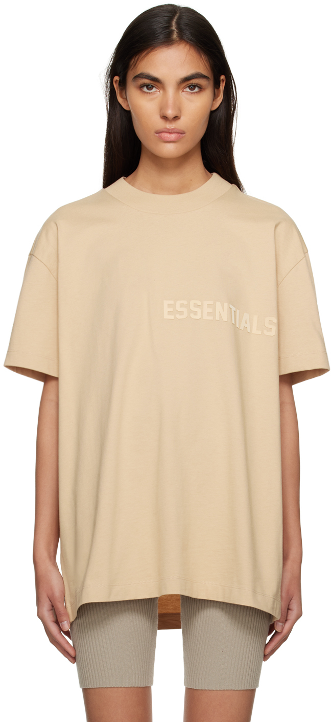 Essentials Ssense Exclusive Beige T-shirt In Sand