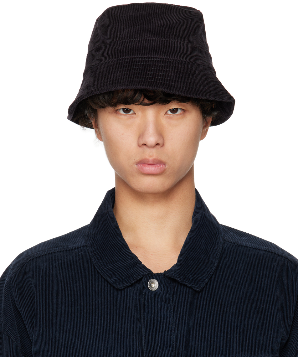 Ymc You Must Create Velvet Bucket Hat In Black