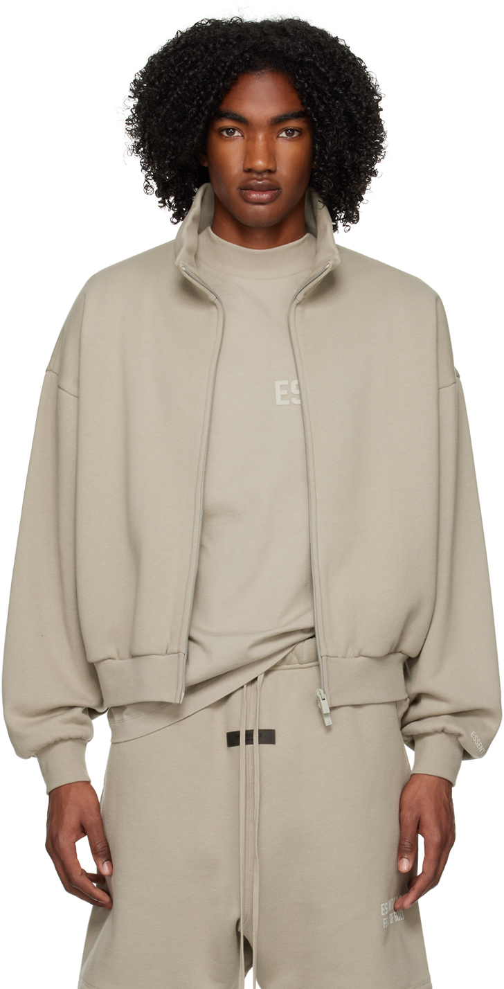 Essentials Gray Full Zip Jacket