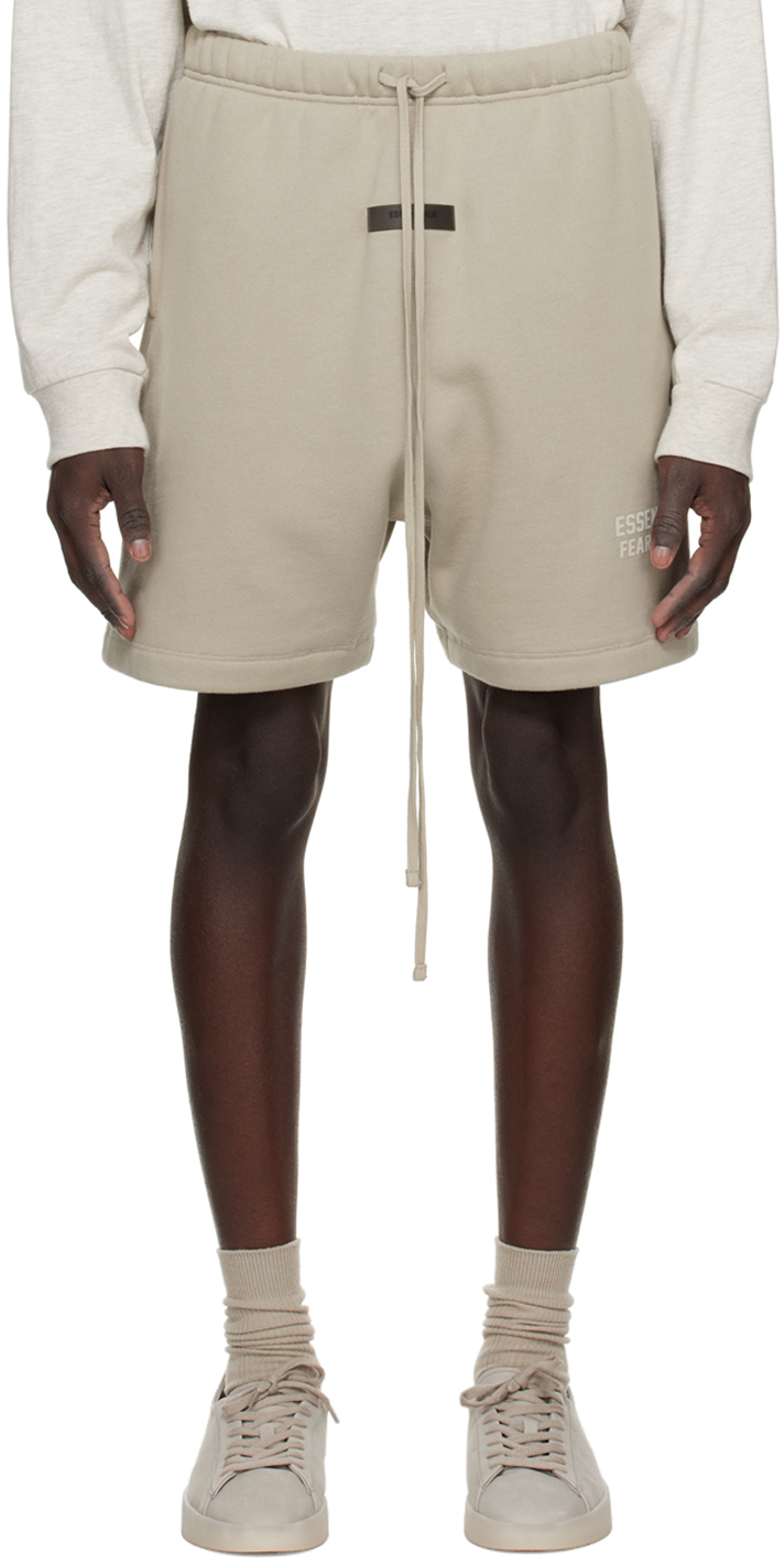 Essentials Gray Drawstring Shorts