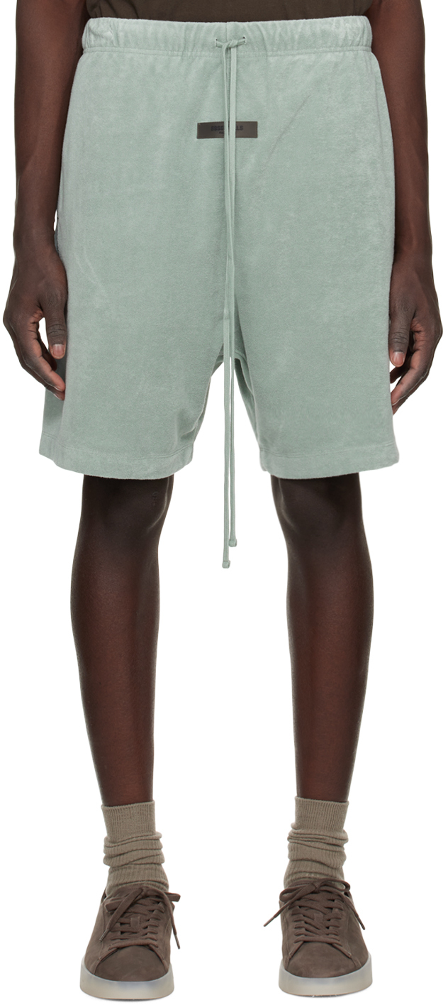 Essentials Blue Drawstring Shorts