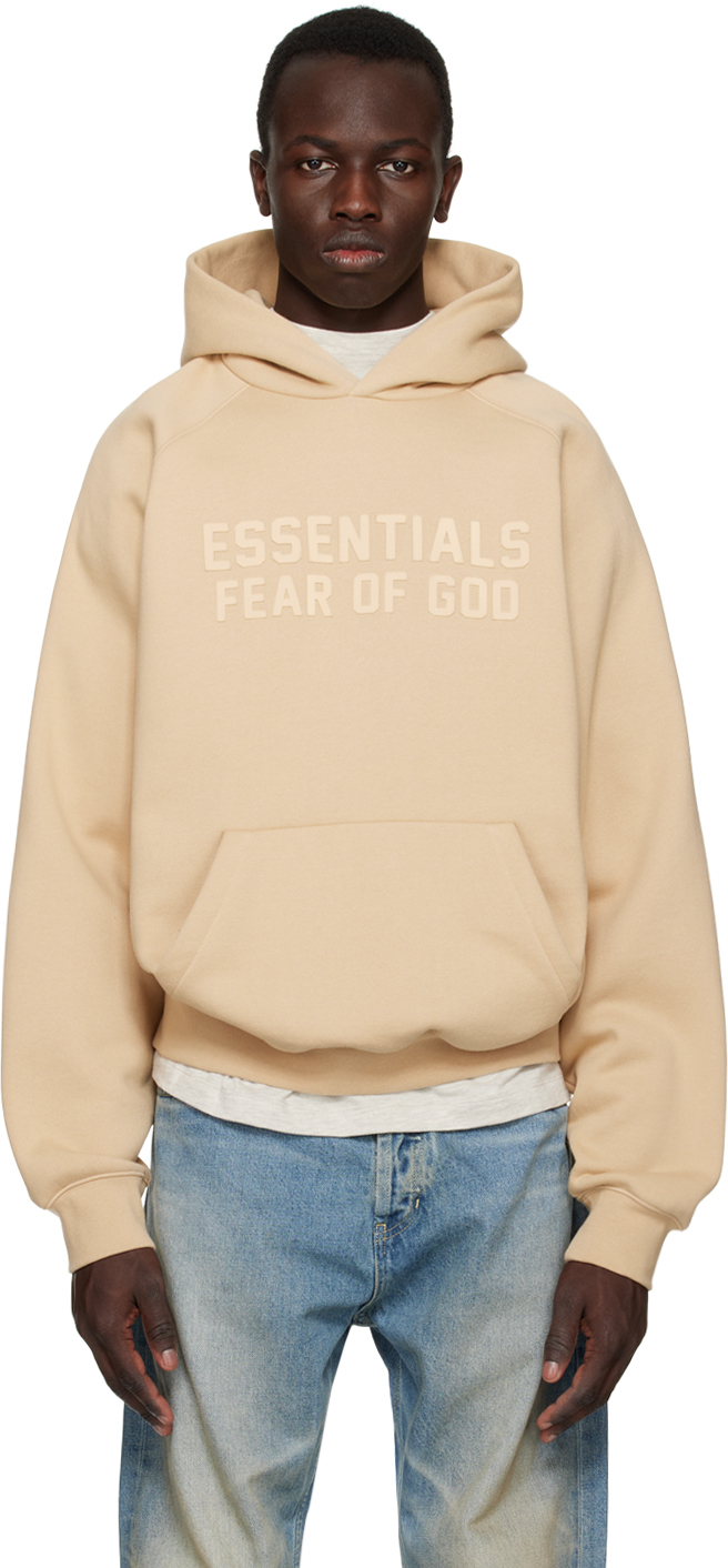 Fear Of God Essentials Tan Hoodie | lupon.gov.ph