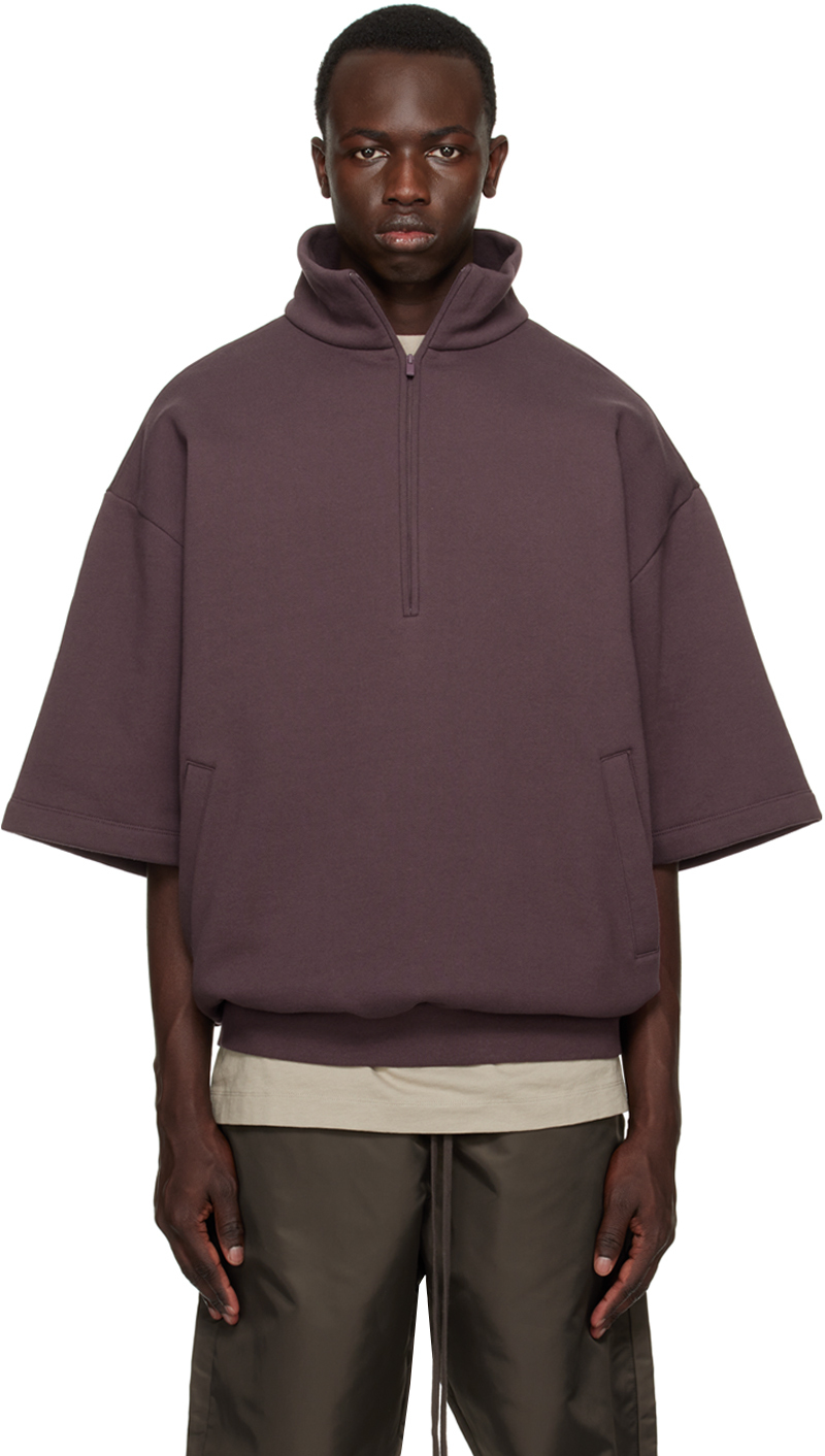 Fear of god essentials 2024 half zip pullover hoodie