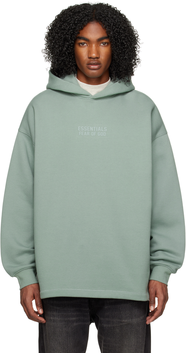Essentials Blue Relaxed Hoodie