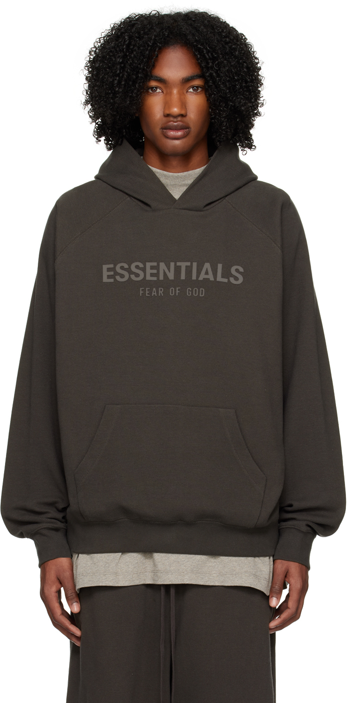 Essentials Gray Raglan Hoodie