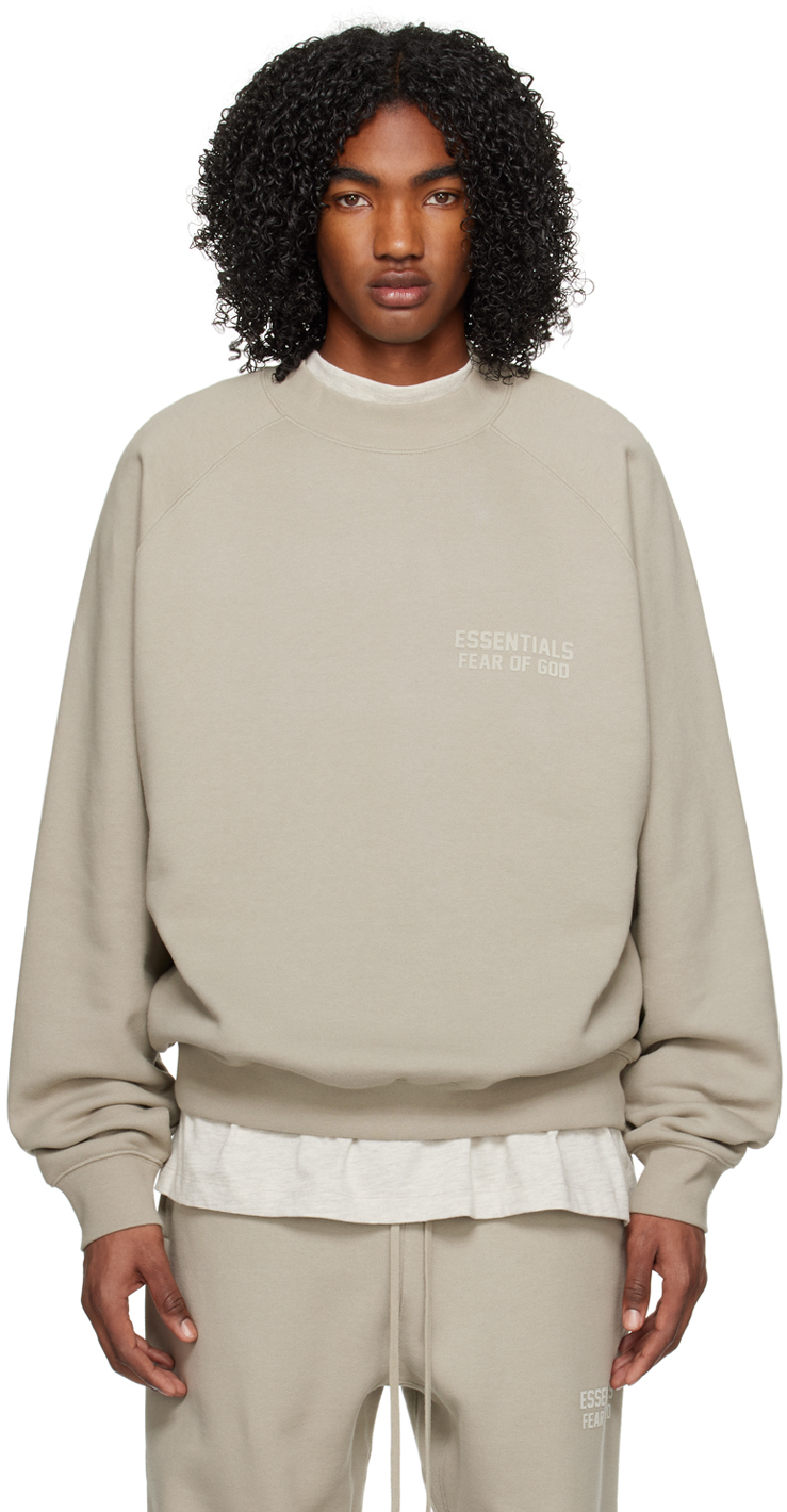 Essentials Gray Raglan Sweatshirt