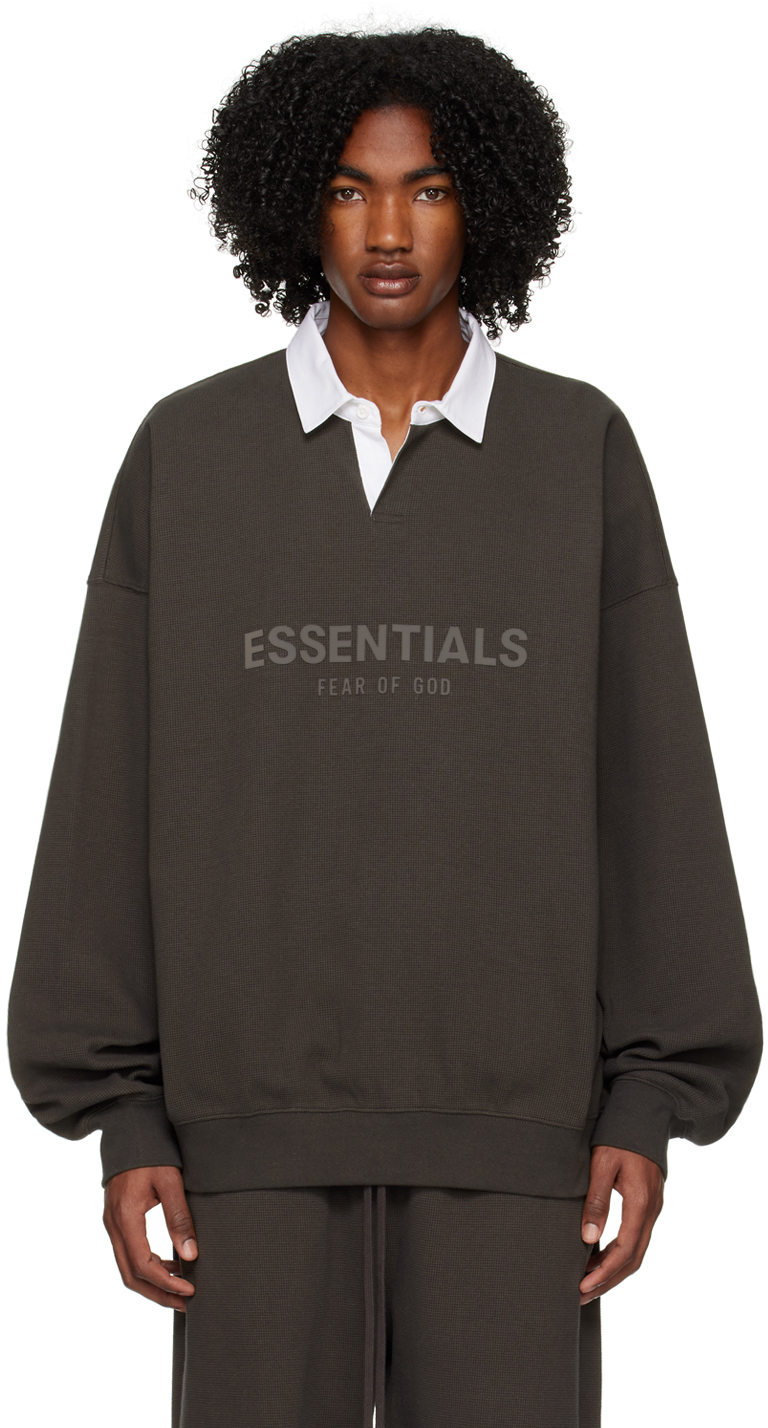Essentials Gray Bonded Polo