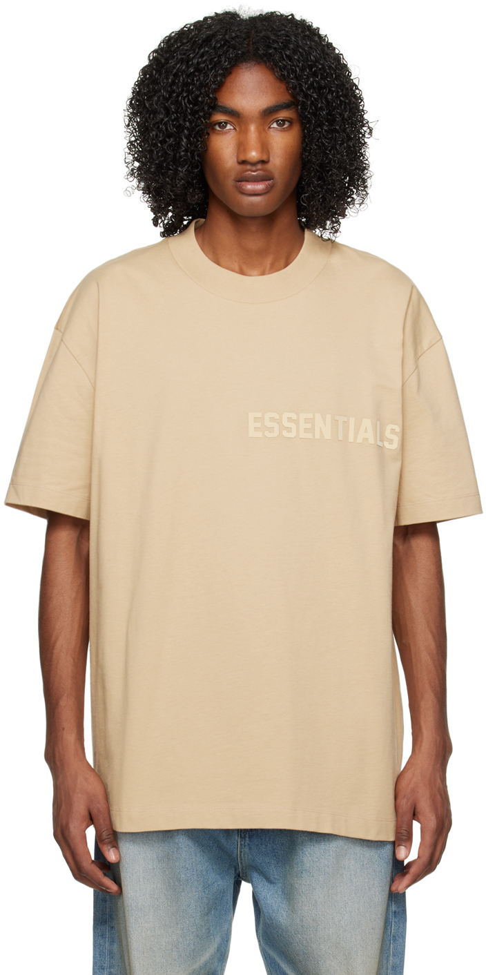 SSENSE Exclusive Beige T-Shirt of on Sale ESSENTIALS Fear God by