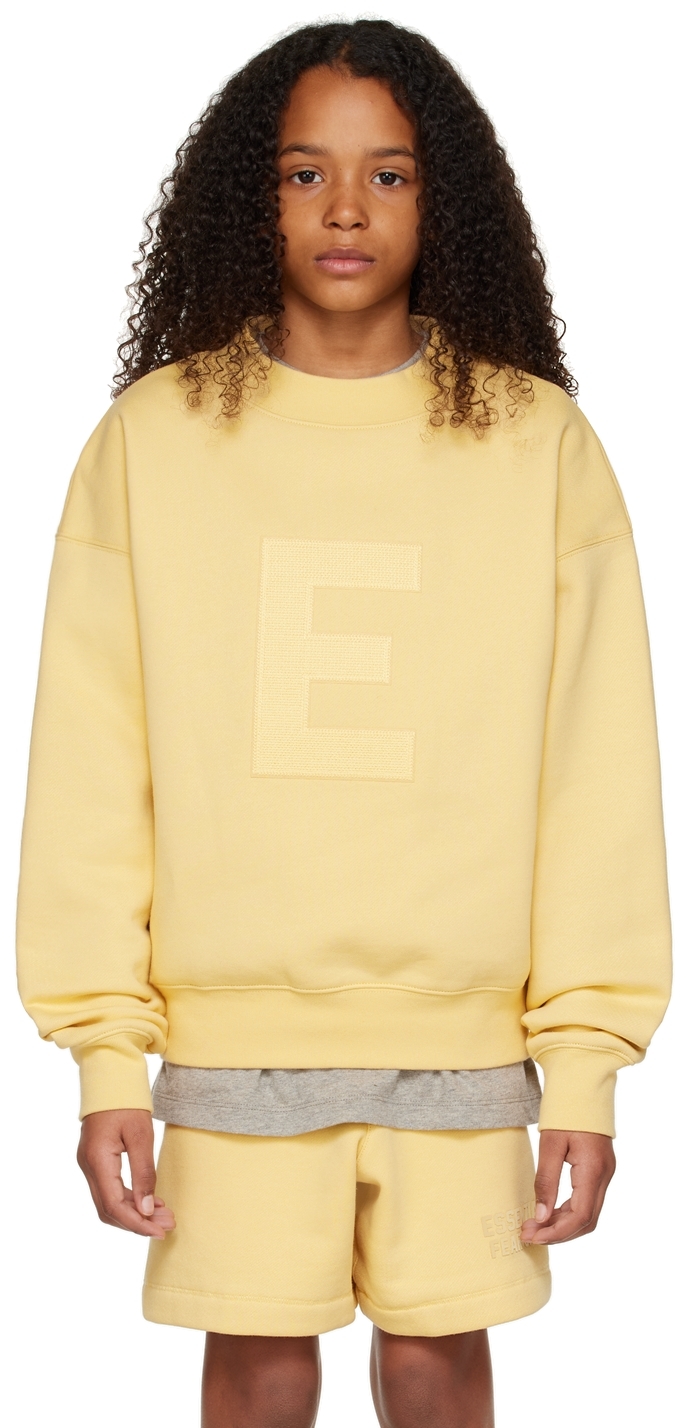 Essentials Kids Yellow 'E' Sweatshirt
