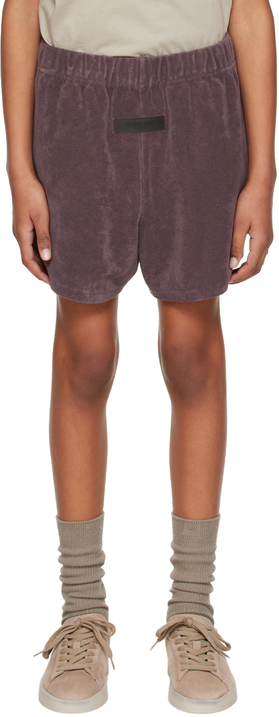 Essentials Kids Purple Patch Shorts