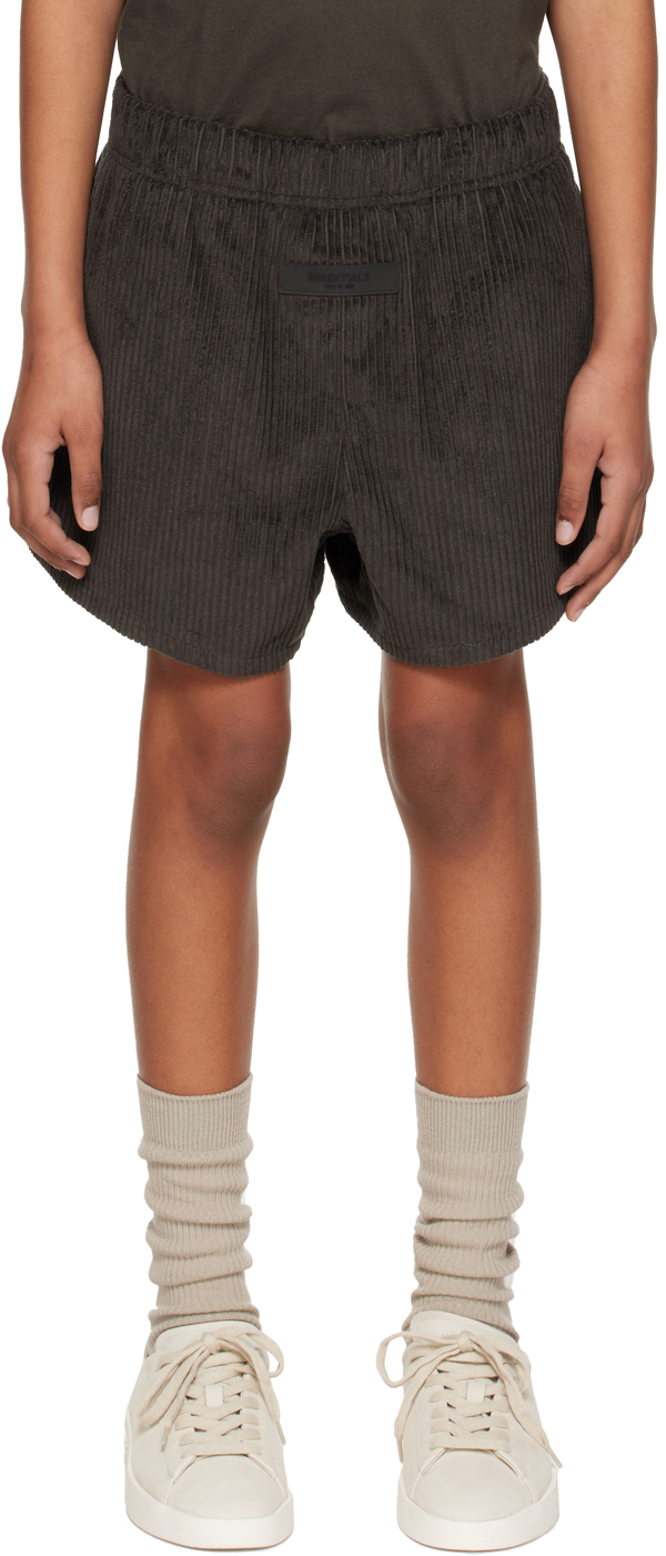Essentials Kids Gray Drawstring Shorts