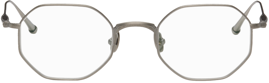Matsuda Silver M3086 Glasses In Antique Silver, Clea