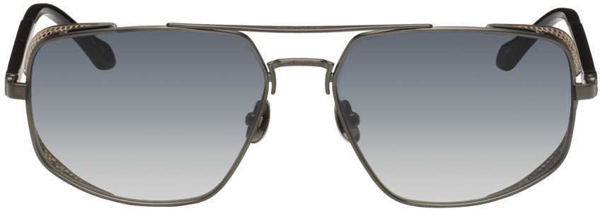 Matsuda Gunmetal M3111 Sunglasses In Matte Black