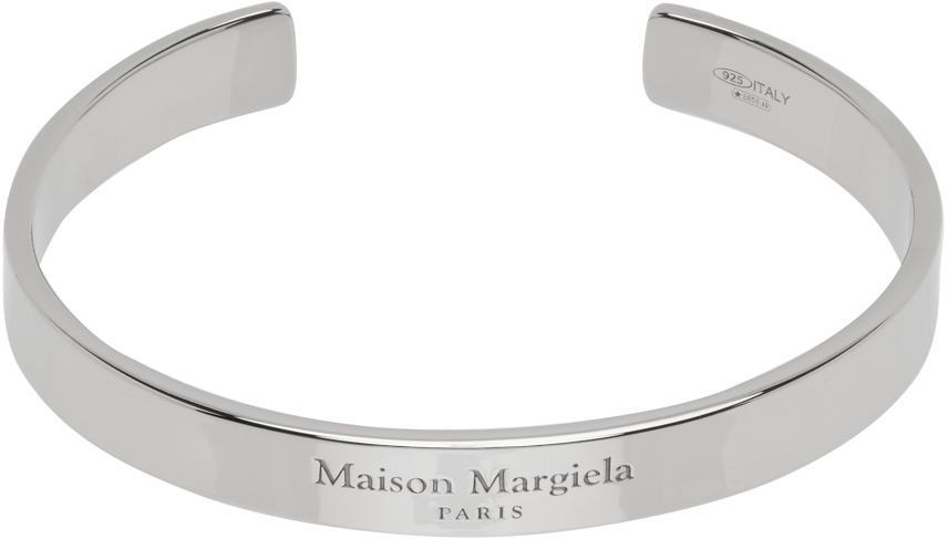 Silver Logo Cuff Bracelet