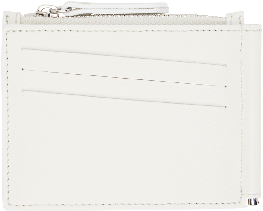 Maison Margiela White Four Stitches Wallet In T1003 White